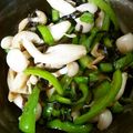 kona8's cooksnap of when they made ピーマンとぶなぴーの塩昆布炒め。.