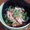 じゅん♪'s cooksnap of when they made カニカマとわかめの中華風酢の物.