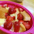 きき王子's cooksnap of when they made 朝食にレンジで簡単♪苺のパンプディング.