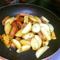 純た郎's cooksnap of when they made スパムと新じゃがのバターしょうゆ炒め.