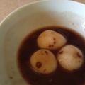 nekoinusa's cooksnap of when they made 豆腐白玉ぜんざい♡.