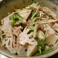 なっちゃん♪'s cooksnap of when they made 里芋と蓮根の梅マヨサラダ.