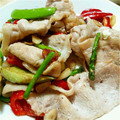 ティナたま's cooksnap of when they made 豚小間の旨塩ネギ炒め.