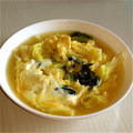 見習い主婦haru's cooksnap of when they made キャベツとワカメの卵とじ.