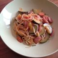 20120114's cooksnap of when they made アンチョビで旨い！トマトズッキーニパスタ.