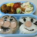 ころころたまちゃん's cooksnap of when they made キャラ弁・アンパンマンとこむすびまん♪.