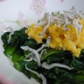 にゃぁくん's cooksnap of when they made ミツカン「すし酢」でホウレン草のおひたし.