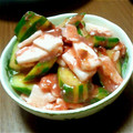 お腹すきすぎちゃん's cooksnap of when they made きゅうりと長芋の居酒屋風梅おかか和え.