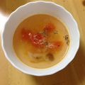 mantacarp's cooksnap of when they made トマトとセロリのコンソメスープ.