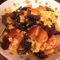 りょぼ's cooksnap of when they made トマトときくらげの卵炒め.