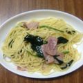 ひなた2000's cooksnap of when they made 簡単＊ベーコンほうれん草のペペロンチーノ.