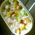 chanKAME's cooksnap of when they made カブの葉とさつま芋の混ぜご飯♡.