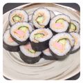 しあんの台所's cooksnap of when they made 巻きずし(サラダ巻き風).