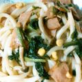 umebotan's cooksnap of when they made しめじとほうれん草のパスタ.
