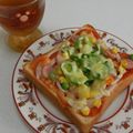 あっほ's cooksnap of when they made 簡単　ダブルで濃厚♪　ピザトースト.