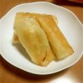 kyapu2's cooksnap of when they made キャベツのささみ春巻き.