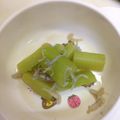 カメ姫☆'s cooksnap of when they made 【離乳食 後期】胡瓜としらすの甘酢和え.