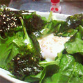 たんたん　's cooksnap of when they made ごま油香る☆ほうれん草と韓国海苔和え.