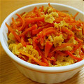 ますこママ's cooksnap of when they made 意外とうまい☆人参の卵とじ.