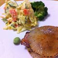 いなぴよこ's cooksnap of when they made 大根ステーキ ベーコン添え.