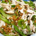 にけ☆★'s cooksnap of when they made 鶏ササミとアスパラの納豆和え.