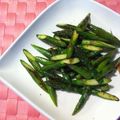 Mawaru7's cooksnap of when they made シンプルで美味しいアスパラ炒め.