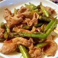 マリカ★'s cooksnap of when they made アスパラと豚肉の中華炒め.