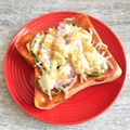 のんべぇヒロ's cooksnap of when they made 簡単ピザトースト.