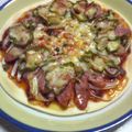 あっちまー's cooksnap of when they made 生地から作る簡単サラダピザ.