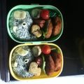 くろたんのはは's cooksnap of when they made 簡単なぞうさん弁当：キャラ弁.