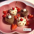 ひとみかん1027's cooksnap of when they made 食パンdeイチゴム―スケーキ＊キャラパン.
