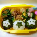 えんもん's cooksnap of when they made 簡単すぎる～キャラ弁♥スター(マリオ)☆.
