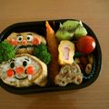★まめ's cooksnap of when they made ﾃﾞｺ弁♥ｱﾝﾊﾟﾝﾏﾝｷｬﾗお稲荷さん.