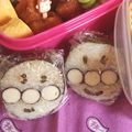 ＭＯＭＯ＊＊ 's cooksnap of when they made あんぱんまんのりまき＊キャラ弁＊.