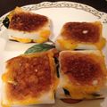 マユヒメ's cooksnap of when they made はんぺんのハムチーズはさみ焼き　海苔入り.