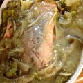 パーリーＧ's cooksnap of when they made ルクエで鮭のちゃんちゃん焼き.