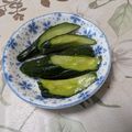 明日の風☆'s cooksnap of when they made ✿我が家の定番♬きゅうりのからし漬け✿.