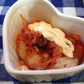 yume2255's cooksnap of when they made 超高速おつまみ！キムチマヨネーズ.