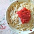 あざらしの赤ちゃん's cooksnap of when they made フライパン１つで！簡単☆みぞれ梅パスタ.