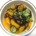 natsu_18's cooksnap of when they made もずくときゅうりとみかんの酢の物.