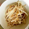 DNPもぐもぐ's cooksnap of when they made 【電子レンジのみ】もやしの三杯酢和え.