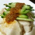 夢☆瑠's cooksnap of when they made 甘口の鶏肉とキュウリのバンバンジー.
