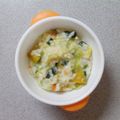 しほぷぅ622's cooksnap of when they made 【離乳食中期】しめじと鶏挽肉のおじや.