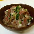 satooka's cooksnap of when they made 鯵の韓国風たたき♪　.