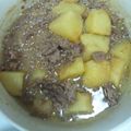 えんそく's cooksnap of when they made 簡単♪ジャガイモと挽肉のゴマ味噌煮.