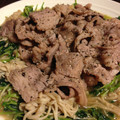 ちむき's cooksnap of when they made ⁂妻も絶賛⁂牛肉と豆苗えのき炒め！.