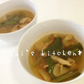 papikun's cooksnap of when they made 即席☆簡単！ザーサイとほうれん草のスープ.
