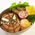 papikun's cooksnap of when they made キャラ弁 ★ スパイダーマン.