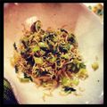 yuca14's cooksnap of when they made 小松菜とじゃことおかかのおにぎり.