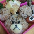 meheちゃん's cooksnap of when they made カンタンキャラ弁ルルロロ.